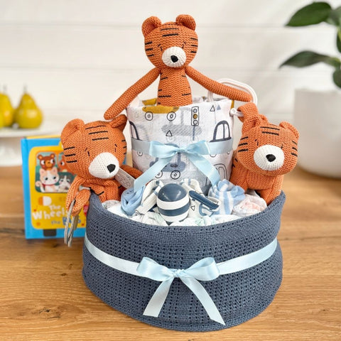 Nappy Cake Animal Adventures Boys | Baby Shower Gift