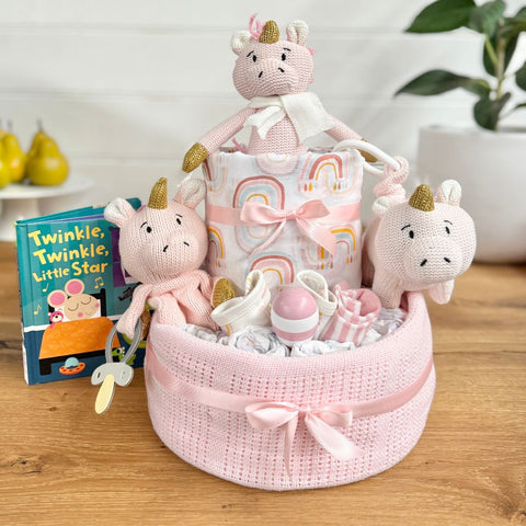 Nappy Cake Animal Adventures Girls| Baby Shower Gift