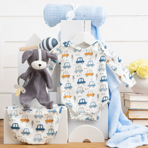 Cozy Cuddles Baby Boy Hamper - Baby Gift