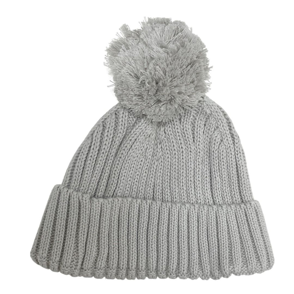 Baby Knitted Beanie - Grey