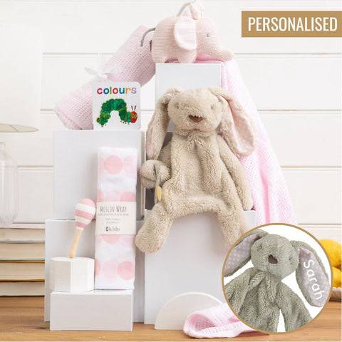 Baby Beginnings Personalised Baby Girl Hamper - Baby Gift