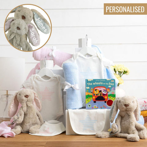 Personalised Dynamic Duo Twins Baby Hamper