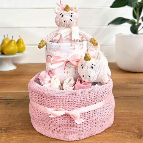 Wild Wonders Nappy Cake - Pink