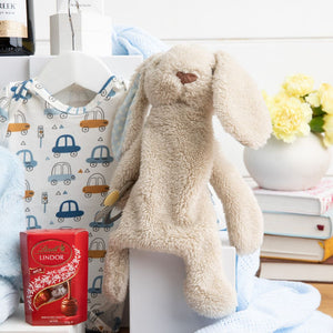 Personalised Bubbly boy Baby Hamper