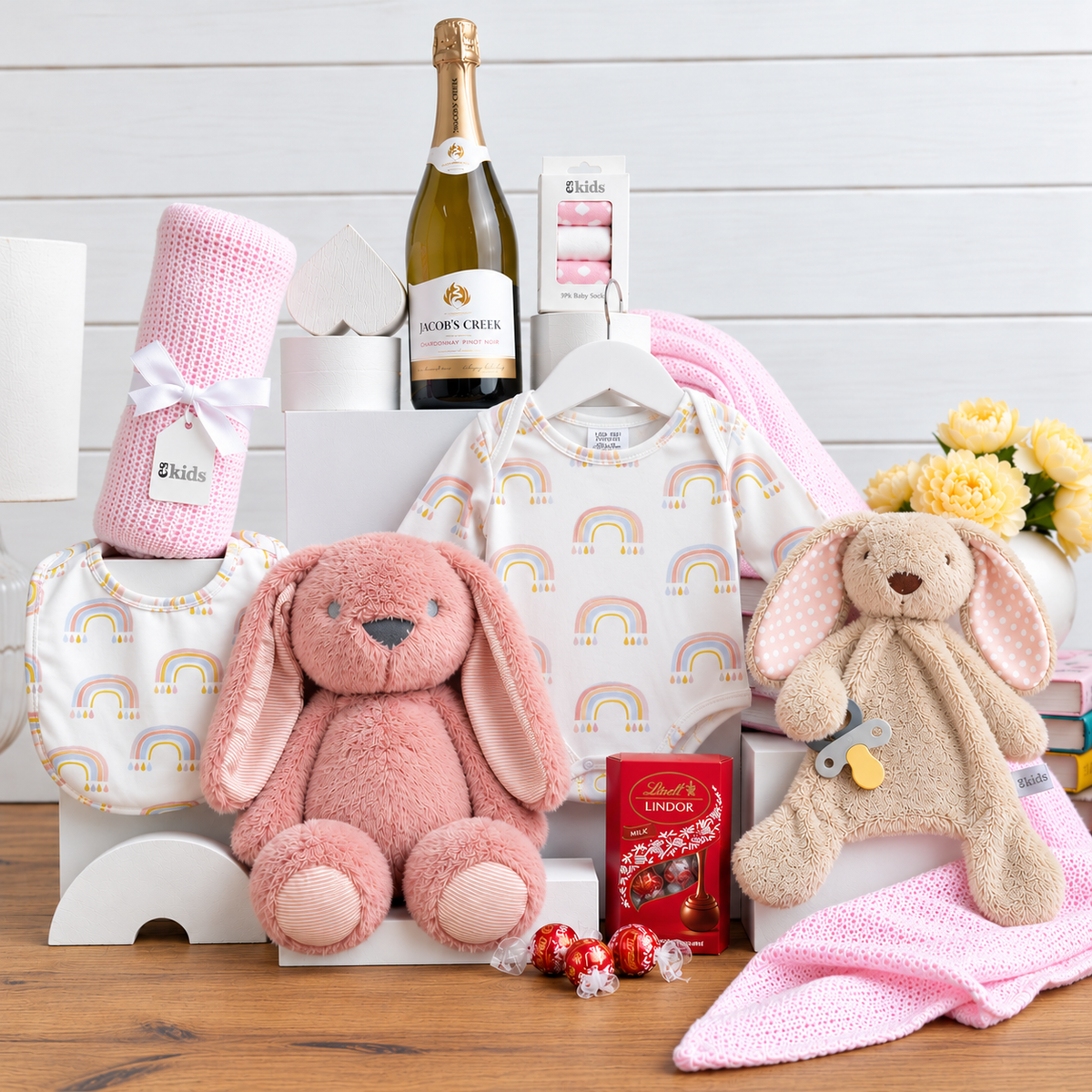 Bubbly Baby Girl Hamper - Infant Hamper - Newborn Hamper