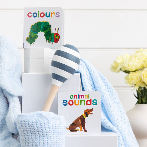 Personalised Bunny and Books Baby Boy Hamper