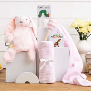 Bunny & Books Baby Girl Hamper