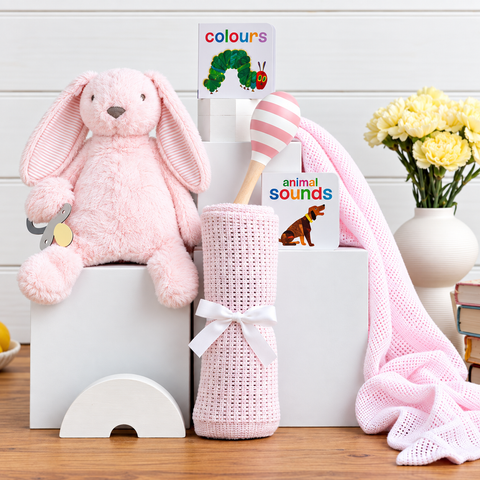 Bunny Books Baby Girl Hamper  - Maternity Gift | Infant Hamper