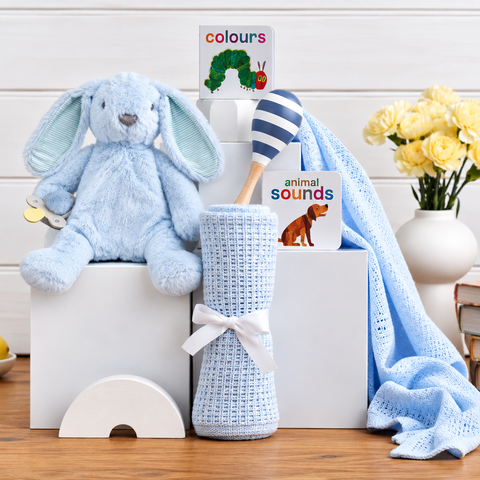 Bunny Books Baby Boy Hamper  - Maternity Gift | Infant Hamper