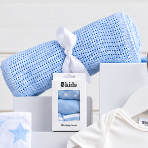 Welcome Baby Boy Hamper  - Baby Gift Basket