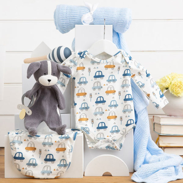 Cozy Cuddles Baby Boy Hamper - Baby Gift