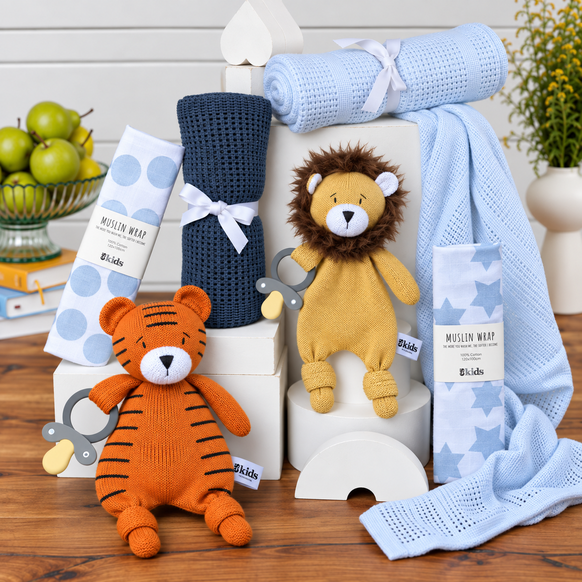 Double The Love Twin Baby Boy Hamper - Twins Gift