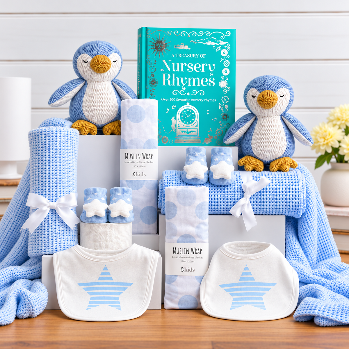 Double Trouble Twins Baby Hamper - Twin Boy Gift