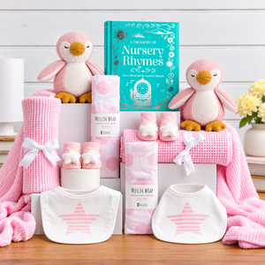 Double Trouble Twins Baby Girl Hamper - Twin Girl Gift