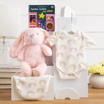 Fluffy Bunny Cuddles Baby Girl Hamper