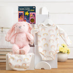 Fluffy Bunny Cuddles Baby Girl Hamper