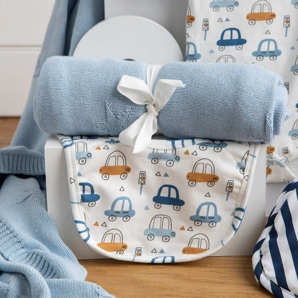 Knitted Classic Baby Boy Hamper - Baby Gift