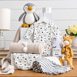 Knitted Classic Unisex Baby Hamper