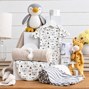 Knitted Classic Unisex Baby Hamper  -Baby Shower Gift - Maternity Hamper