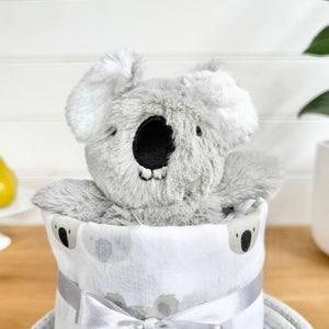Nappy Cake Koala Comforter - Baby Shower Gift