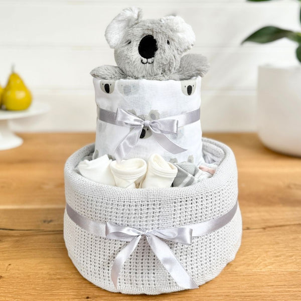 Nappy Cake Koala Comforter - Baby Shower Gift