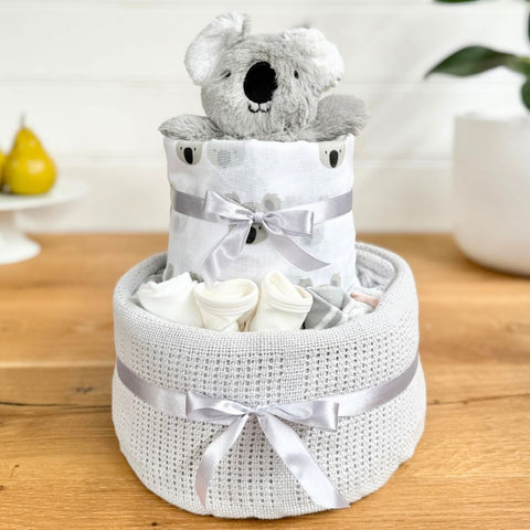 Nappy Cake Koala Comforter - Baby Shower Gift
