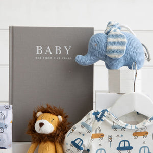 Personalised Magical Beginnings Baby Boy Hamper
