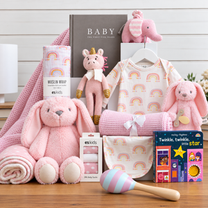 Magical Beginnings Baby Girl Hamper - Baby Girl Gift Basket