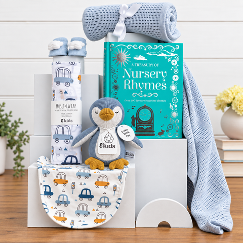 Nursery Rhyme Classic Baby Boy Hamper - Infant Hamper - Baby Shower Gift