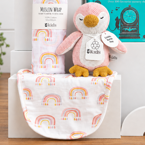 Infant Hamper - Baby Girl Gift Basket - Nursery Rhyme Classic