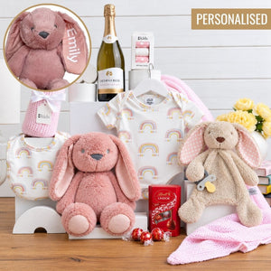 Personalised Bubbly Baby Girl Hamper - infant hamper