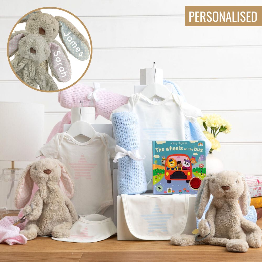 Personalised Dynamic Duo Twins Baby Hamper