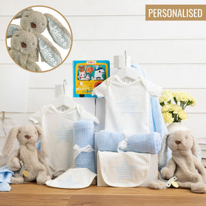 Personalised Dynamic Duo Twins Baby Hamper - Twins Gift