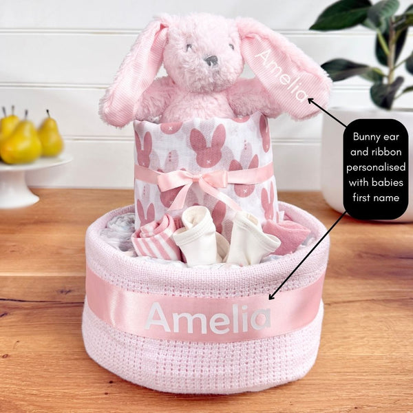Nappy Cake Personalised Sweet Dreams | Personalised Baby Gift