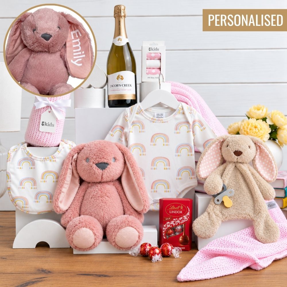 Personalised Bubbly Baby Girl Hamper - personalised baby gift