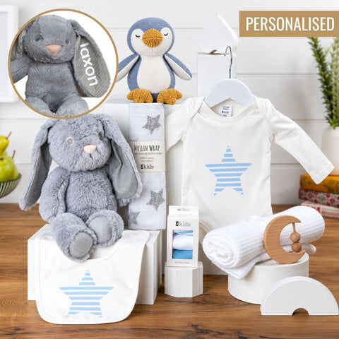 Personalised Precious Cargo Baby Boy Hamper | Newborn Baby Hamper