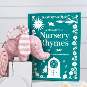 Nursery Rhyme Book - Baby Girl Gift Basket
