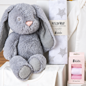 Bunny Teddy | Infant Hamper | Baby Girl Basket