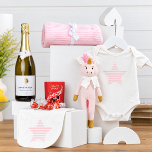 Rattle & Bubbles Baby Girl Hamper - Newborn Hamper - Maternity Gift Delivery