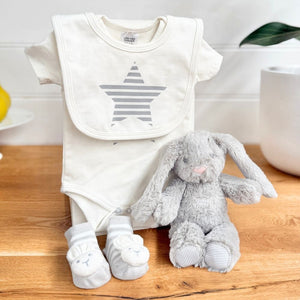 Nappy Cake Unisex Personalised Bunny | Personalised Baby Gift