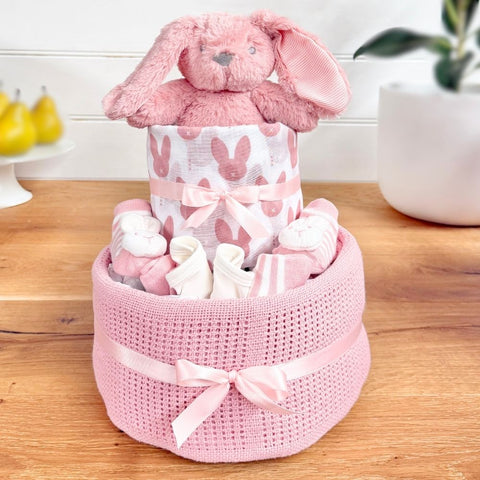 Nappy Cake Snuggle Bunny Girl