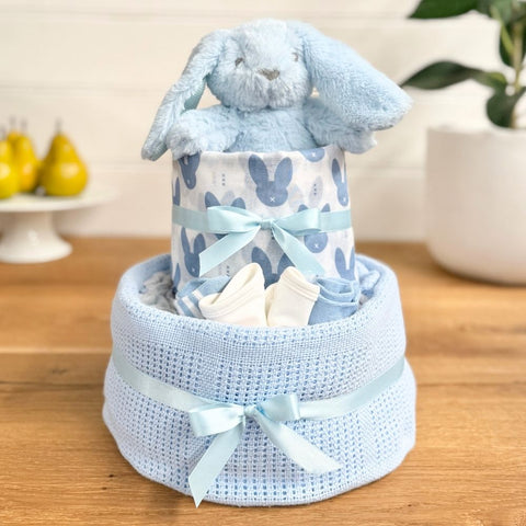 Sweet Dreams Nappy Cake - Blue