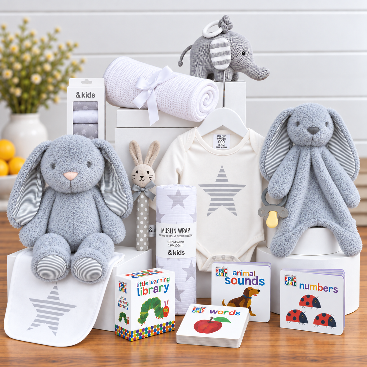 Baby Bundle Unisex Baby Hamper - Infant Hamper - Baby Shower Gift
