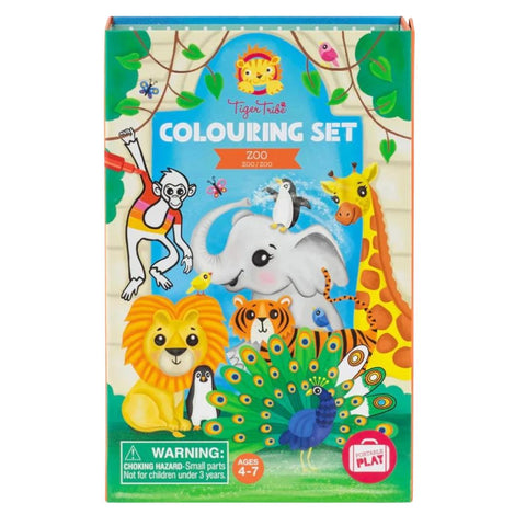 Zoo Colouring Set