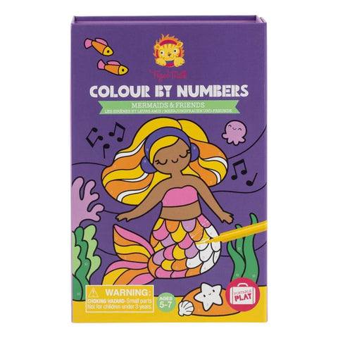 Colour By Numbers Mermaids