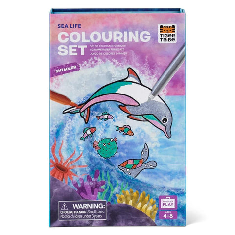 Sea Life Colouring Set