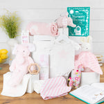 Elephant Snuggles Baby Girl Hamper