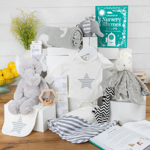 Elephant Snuggles Unisex Baby Hamper