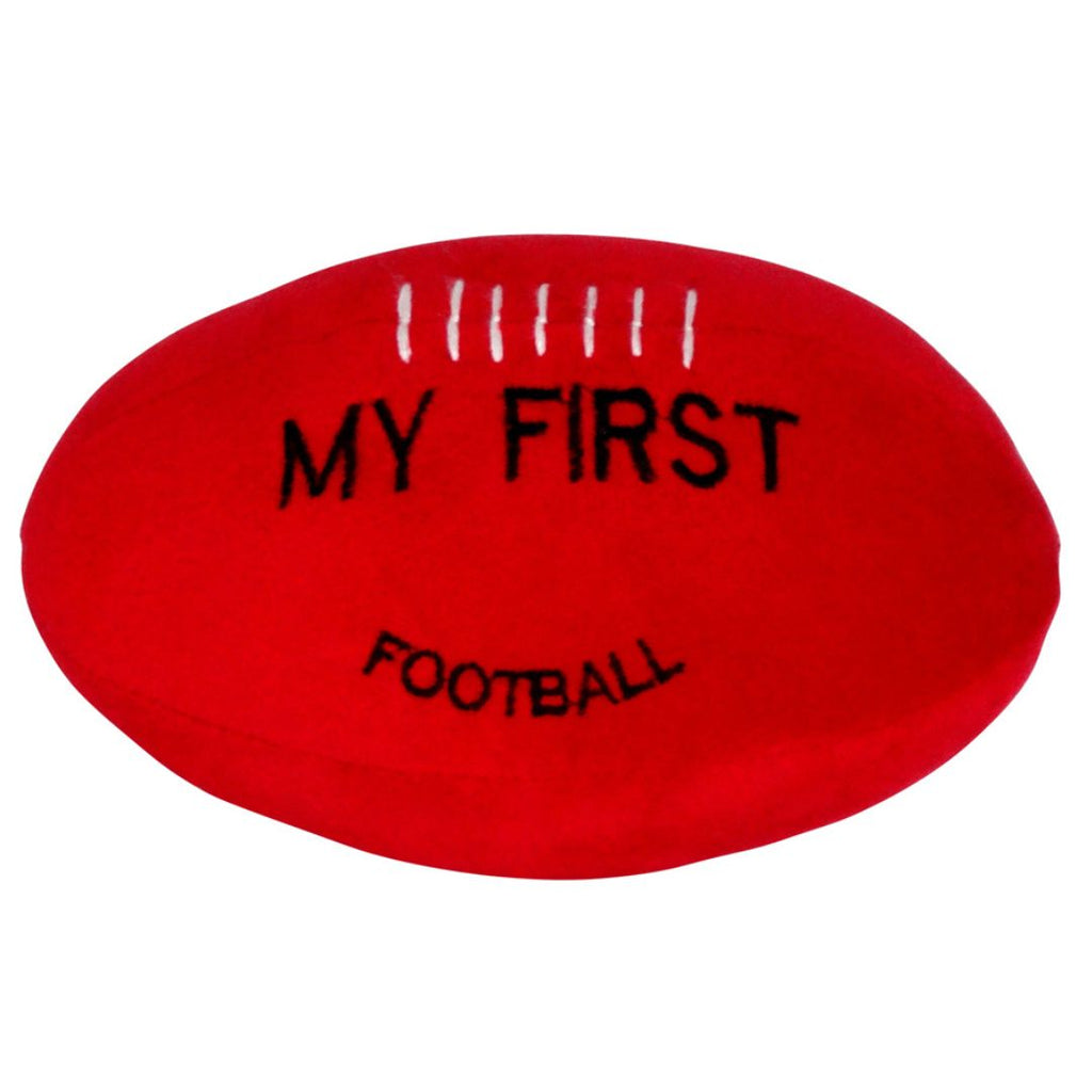 First football baby rattle