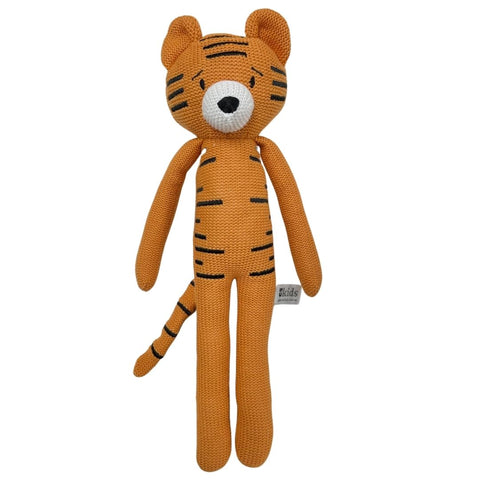 Knitted Tiger Rattle